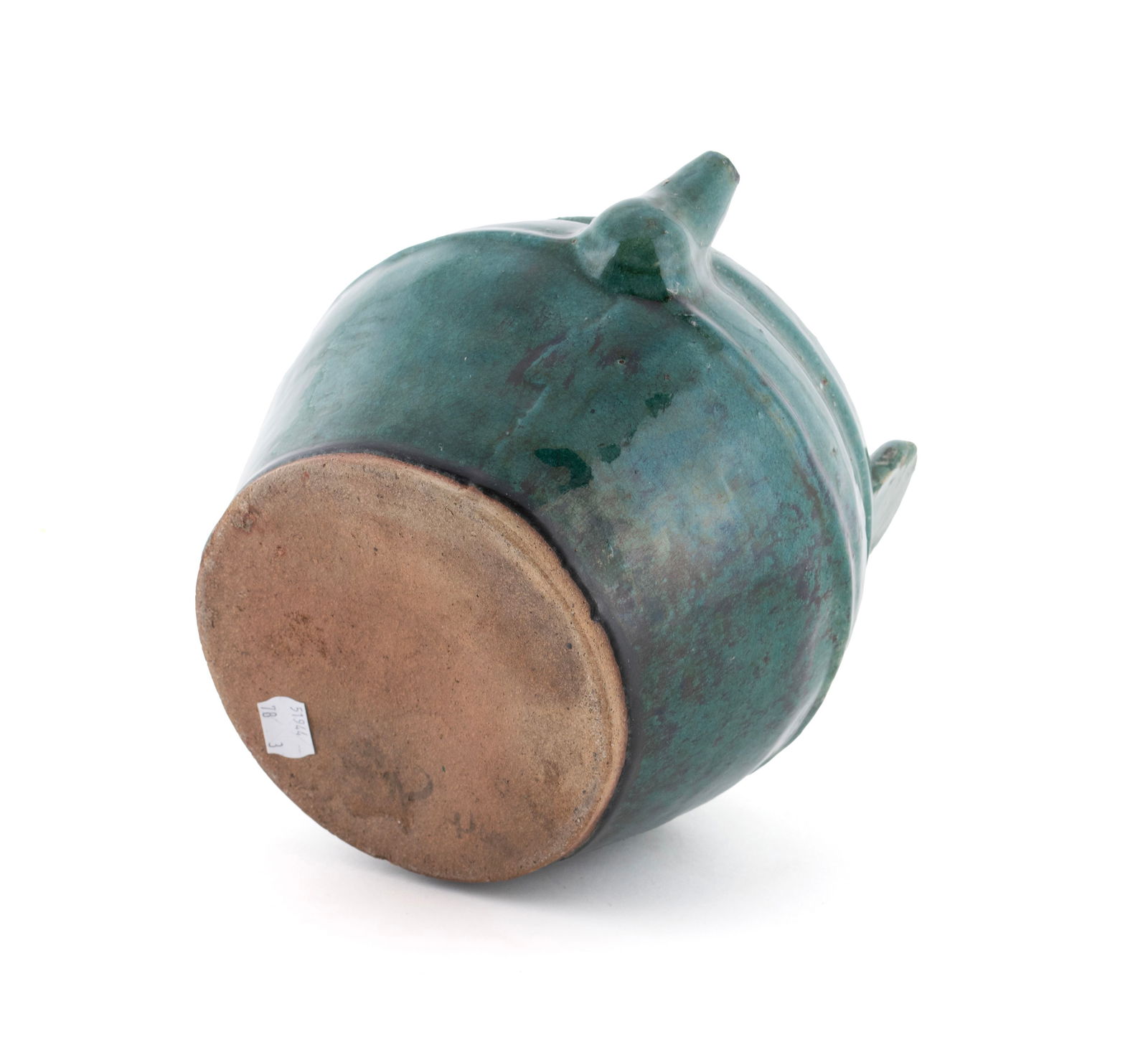 THREE SHIWAN WARE TEAPOTS - 8