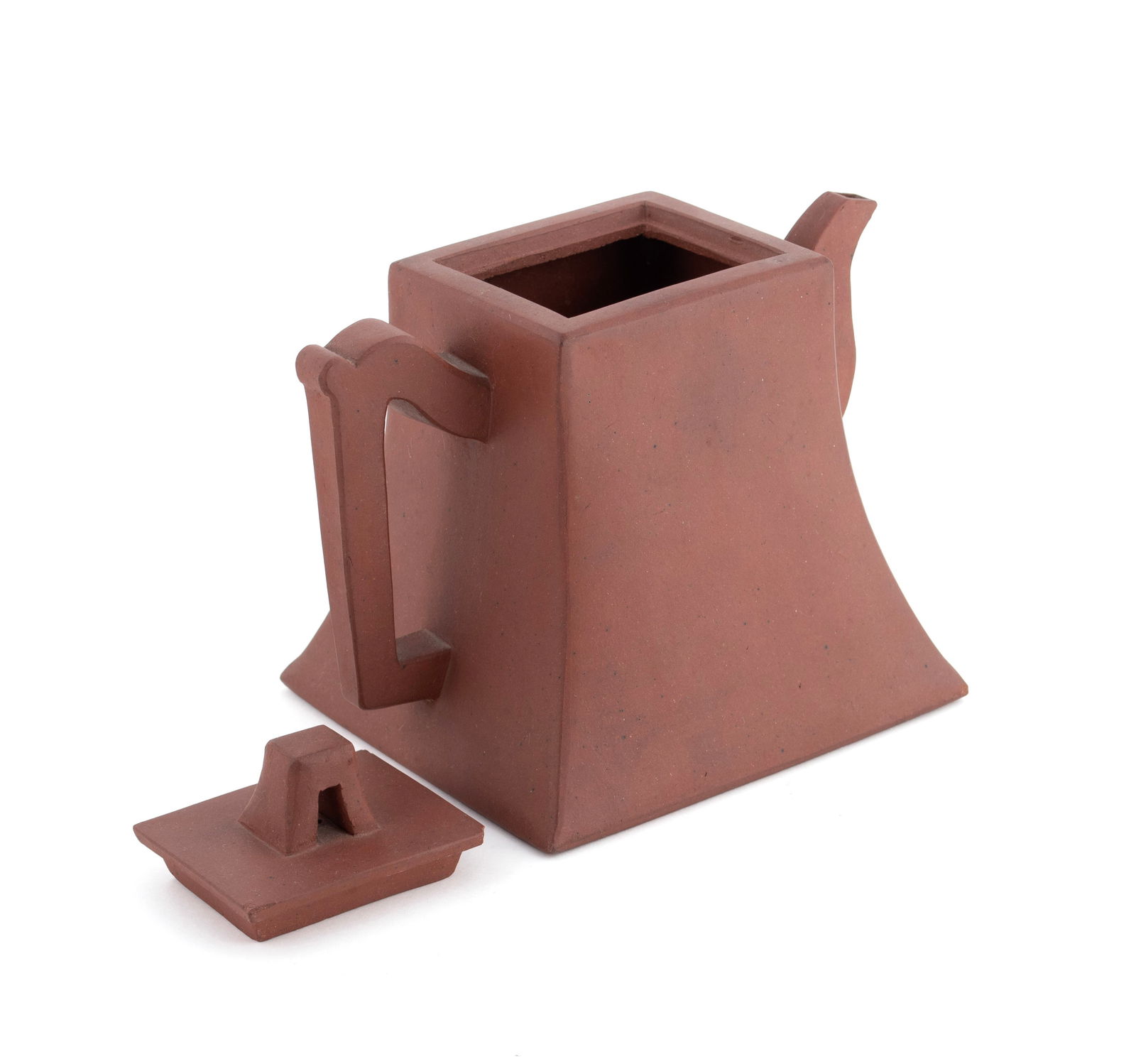 THREE YIXING CALLIGRAPHY TEAPOTS - 13