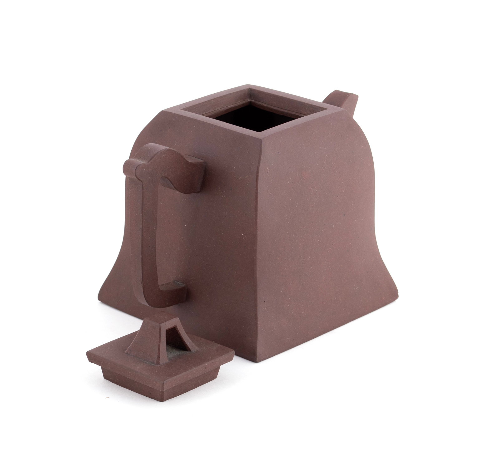 THREE YIXING CALLIGRAPHY TEAPOTS - 3