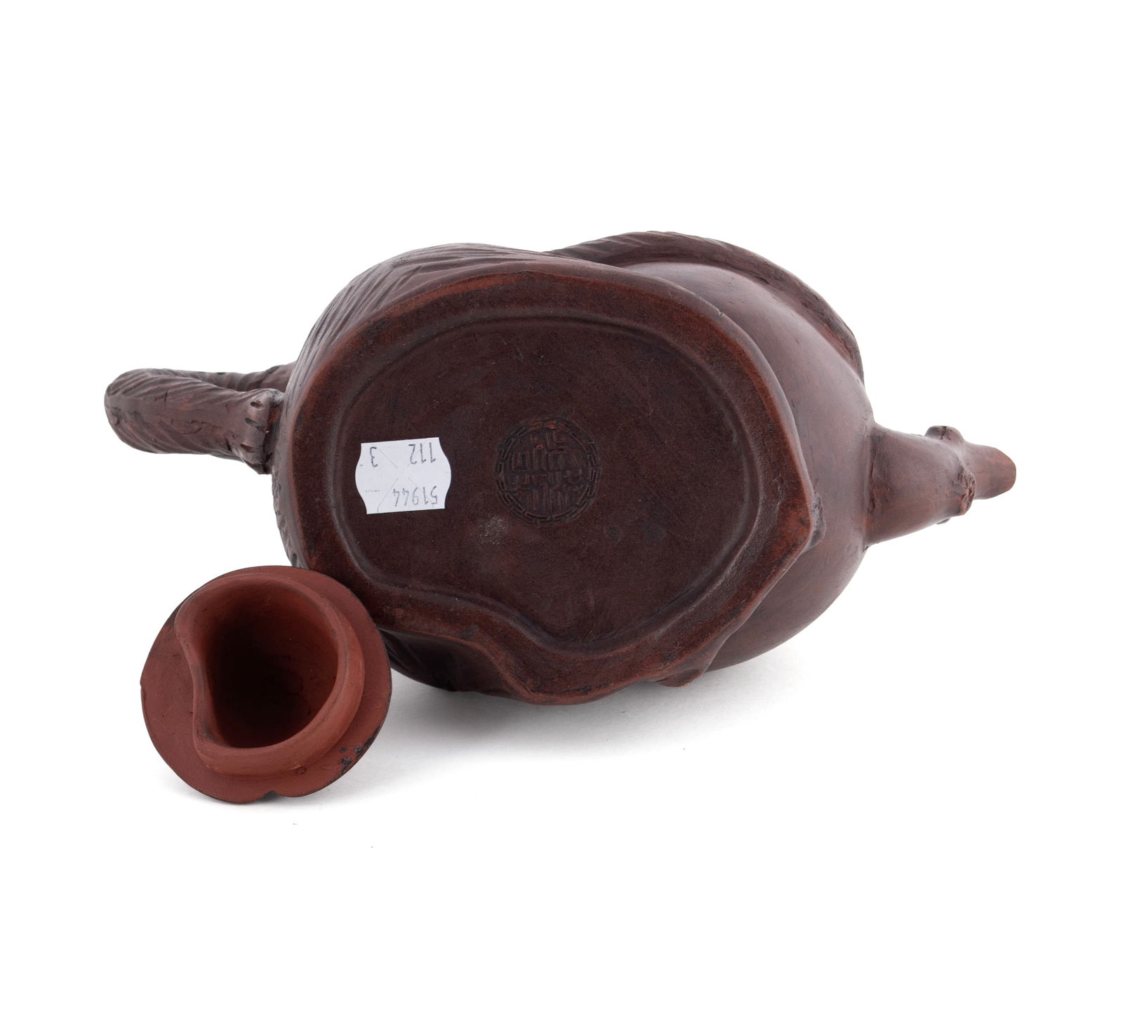 THREE YIXING FIGURAL TEAPOTS - 14