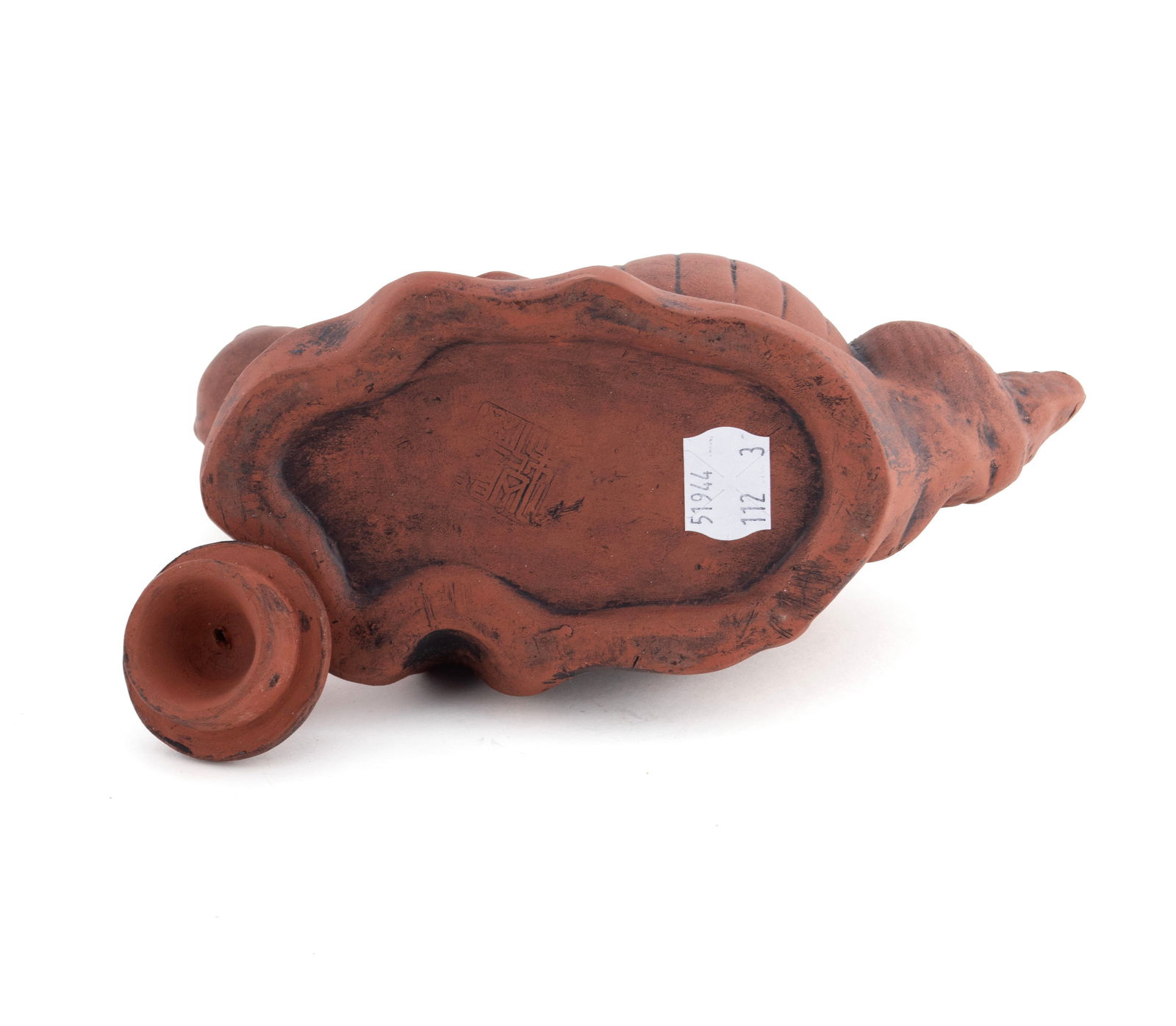 THREE YIXING FIGURAL TEAPOTS - 9