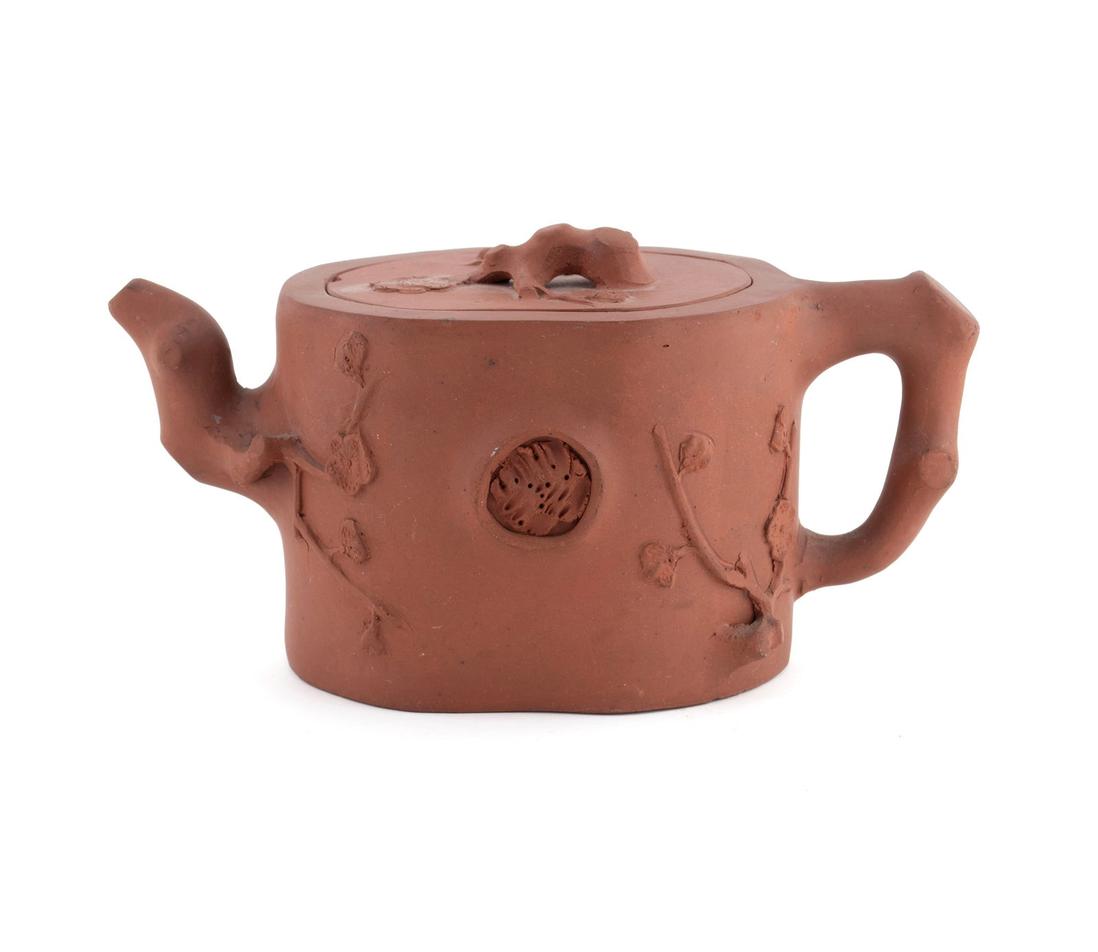 THREE YIXING FIGURAL TEAPOTS - 2