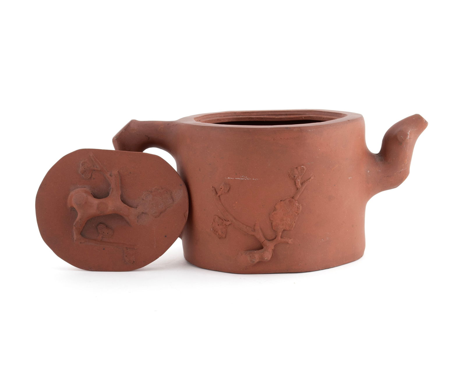 THREE YIXING FIGURAL TEAPOTS - 4