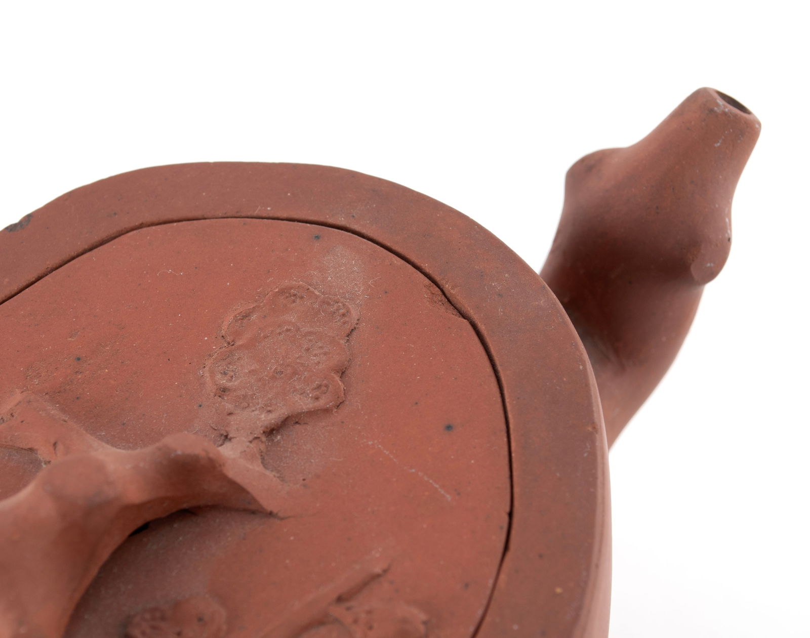 THREE YIXING FIGURAL TEAPOTS - 7