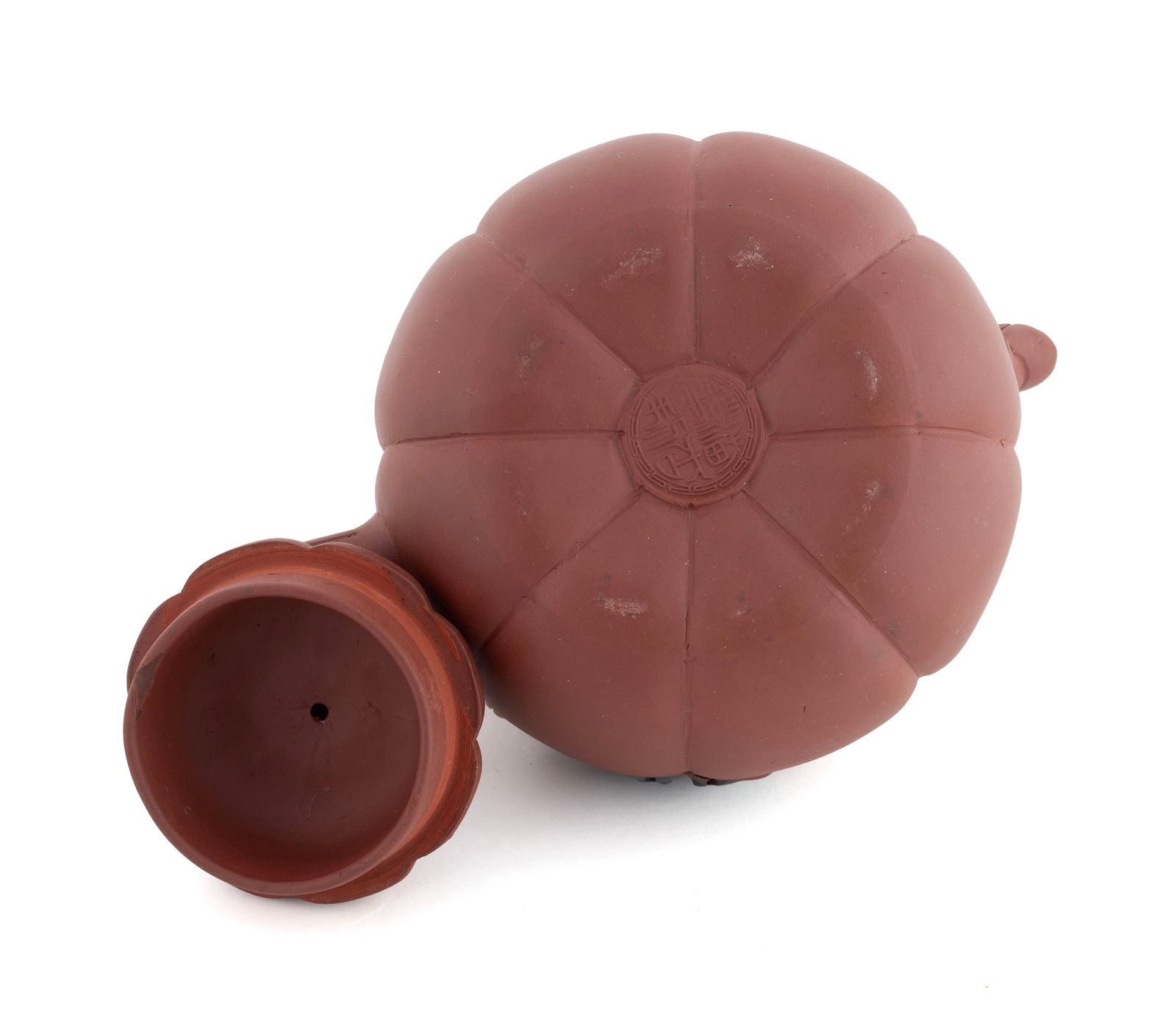 TWO YIXING TEAPOTS - 4