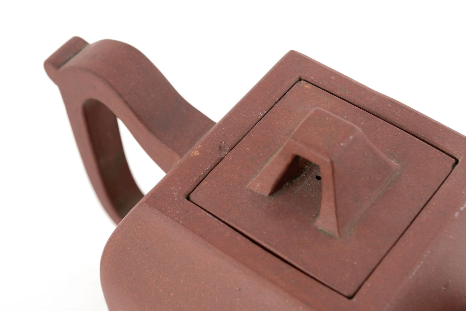 THREE YIXING TEAPOTS - 12