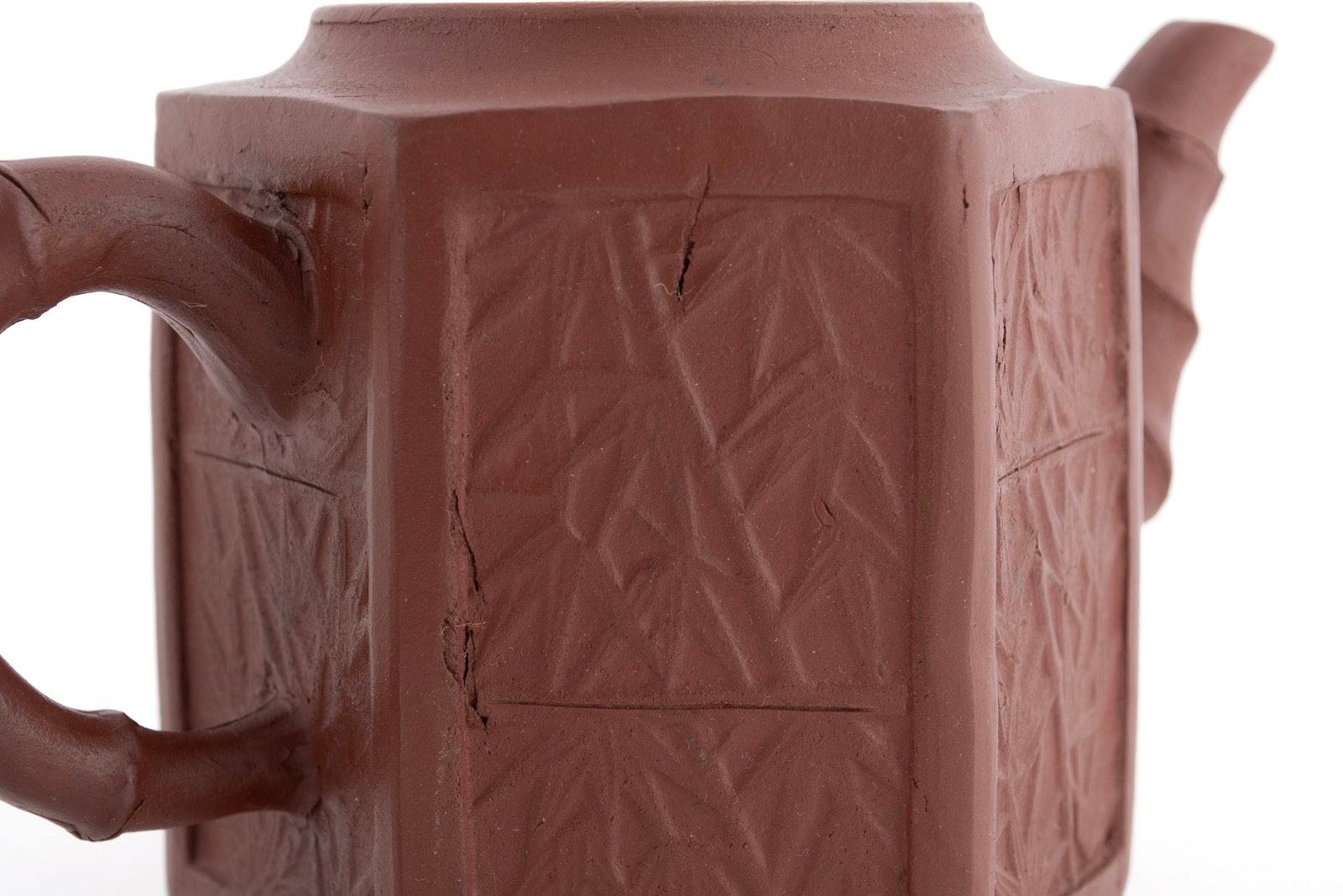 THREE YIXING TEAPOTS - 15