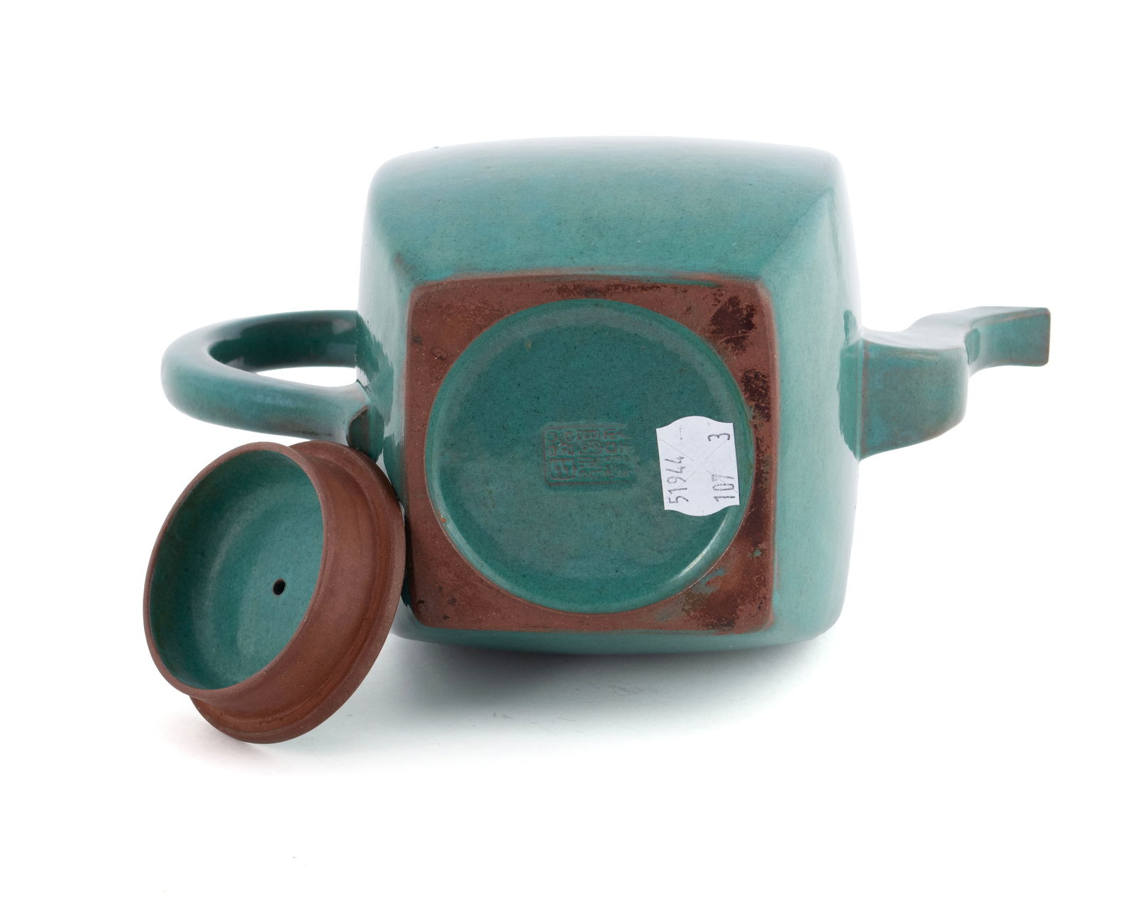 THREE YIXING TEAPOTS - 4