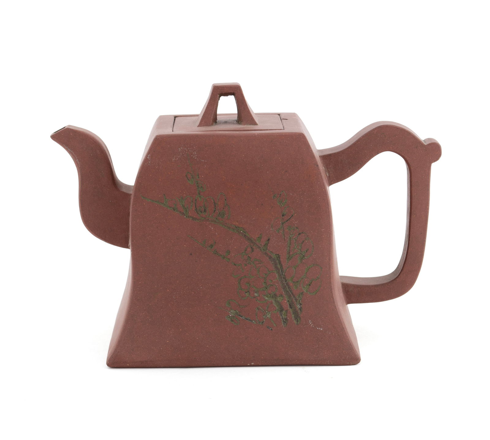 THREE YIXING TEAPOTS - 6