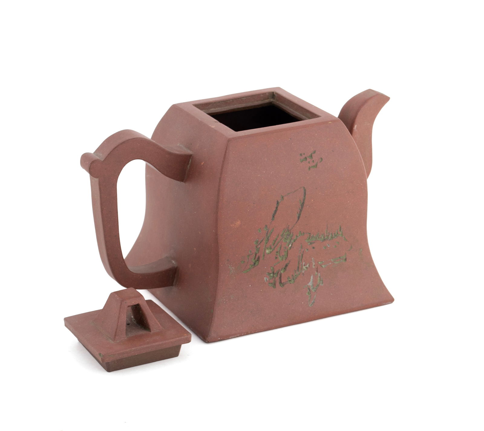 THREE YIXING TEAPOTS - 7