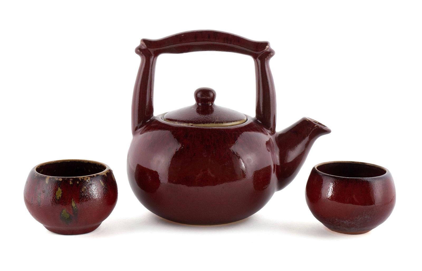FIVE ASIAN TEAPOTS - 2