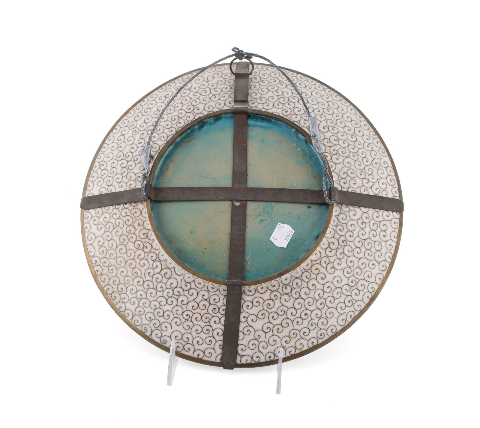 THREE CLOISONNE ITEMS - 4