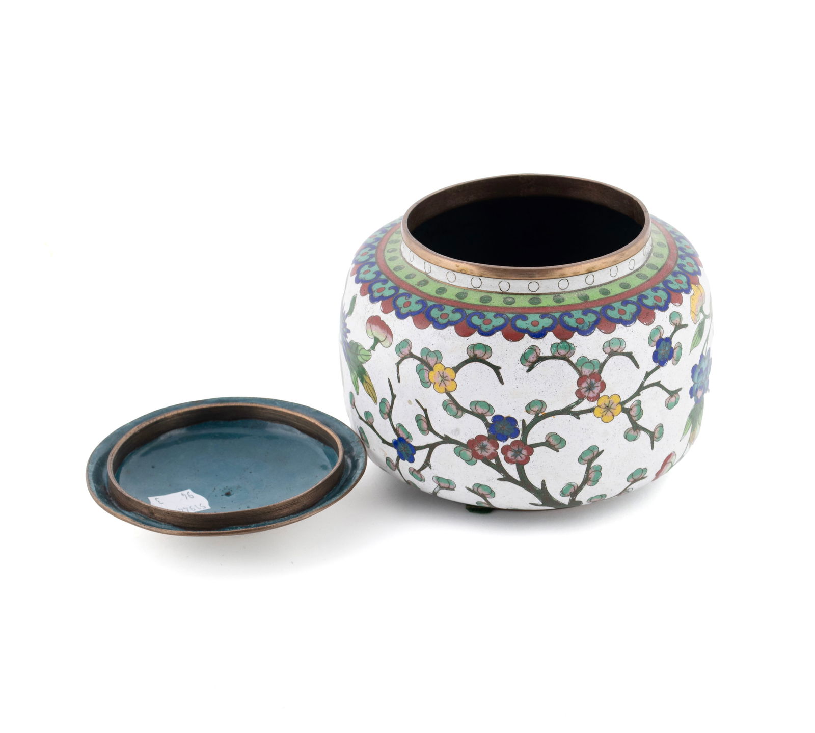 THREE CLOISONNE ITEMS - 6