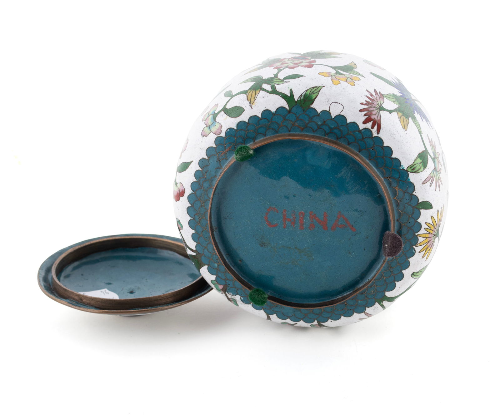 THREE CLOISONNE ITEMS - 7