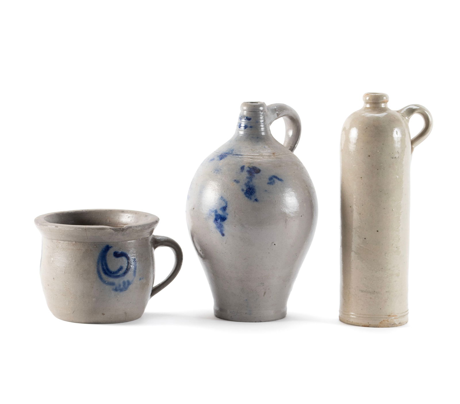 THREE STONEWARE VESSELS - 2