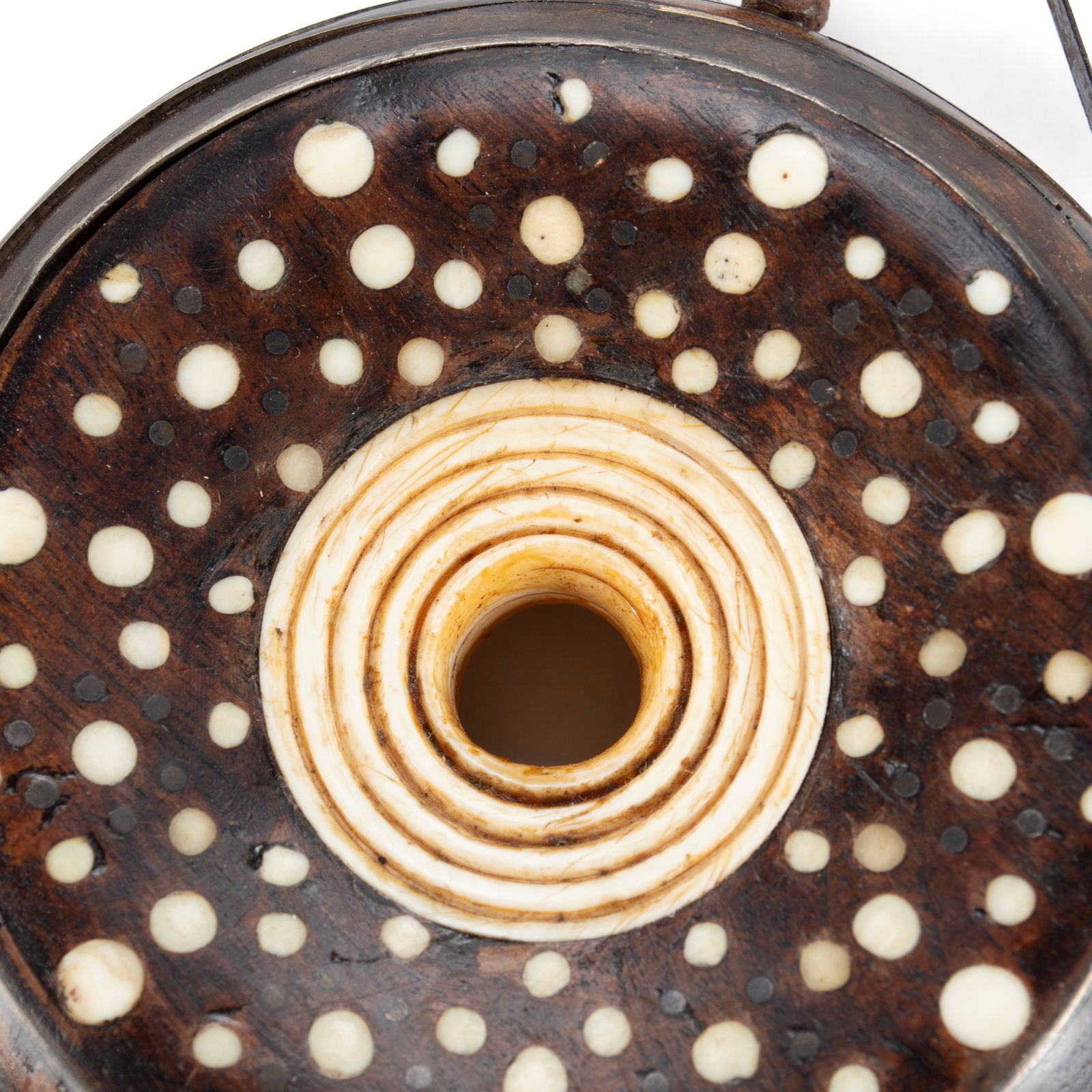 GERMAN CIRCULAR POWDER/PRIMING FLASK - 3