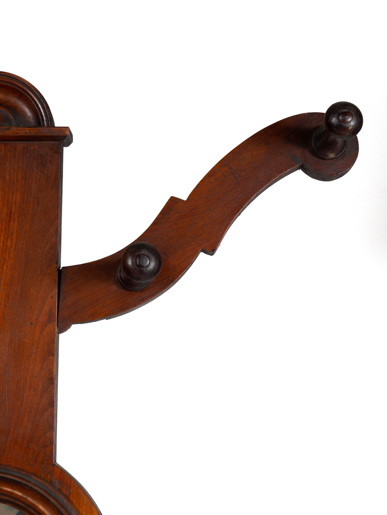 VICTORIAN WALNUT HALL TREE - 3