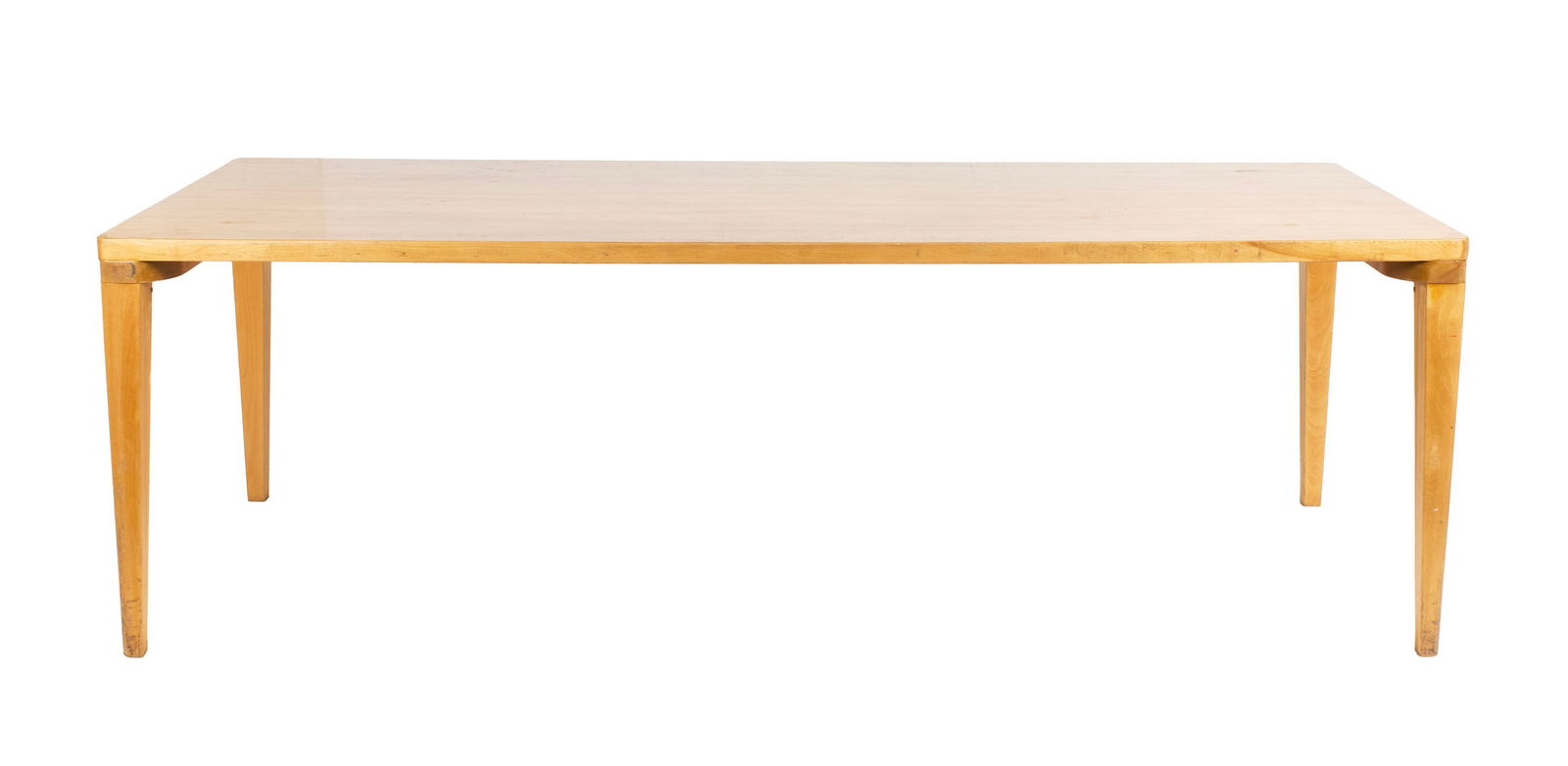 REMINGTON RAND LIBRARY TABLE: REMINGTON RAND LIBRARY TABLE20th century. Library Bureau table with plaque to one end.29 x 90 x 36 in. (73.7 x 228.6 x 91.4 cm.) Ex Collection of Northland College, Ashland, WI