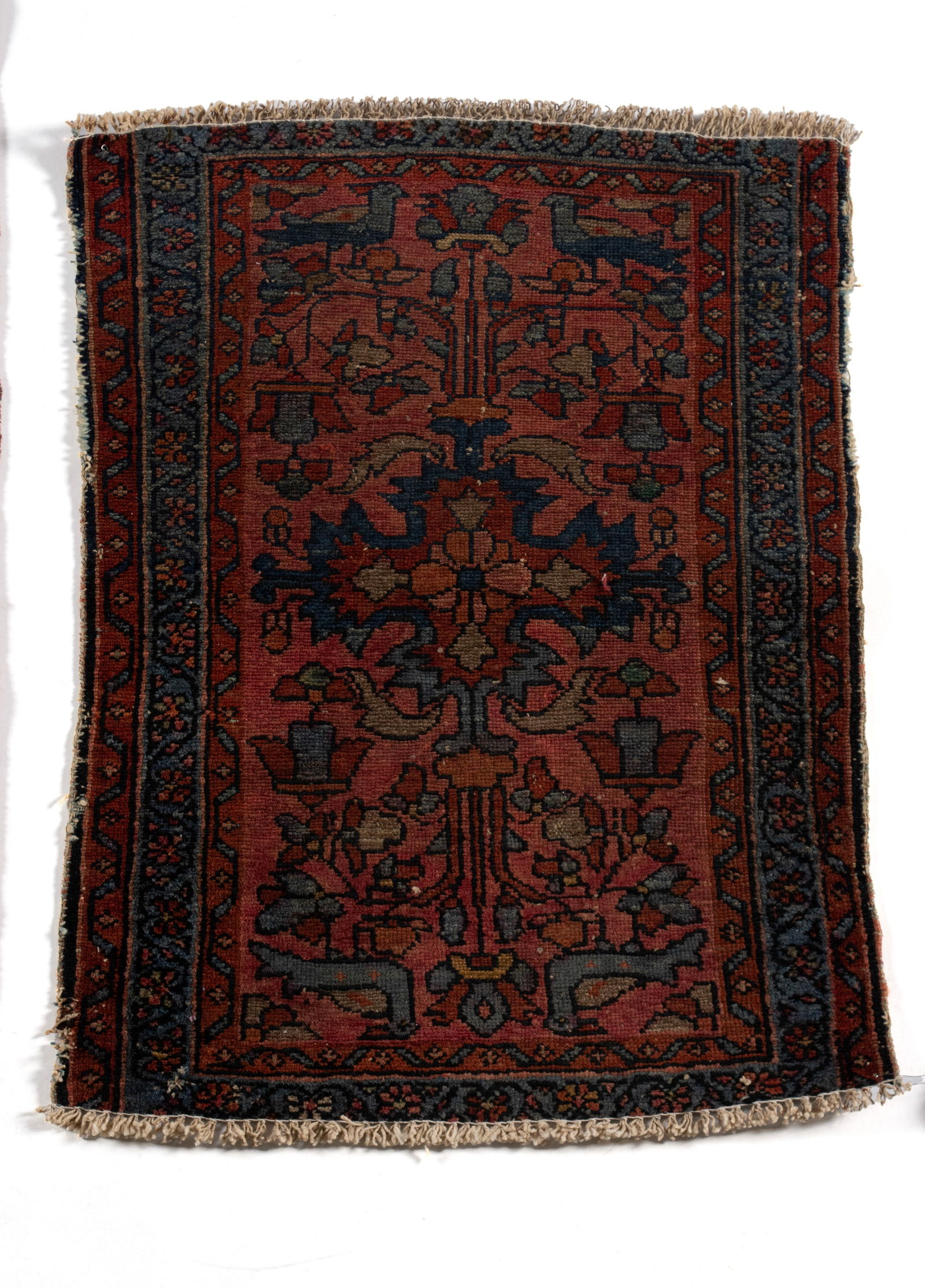 TWO SAROUK THROW RUGS - 3