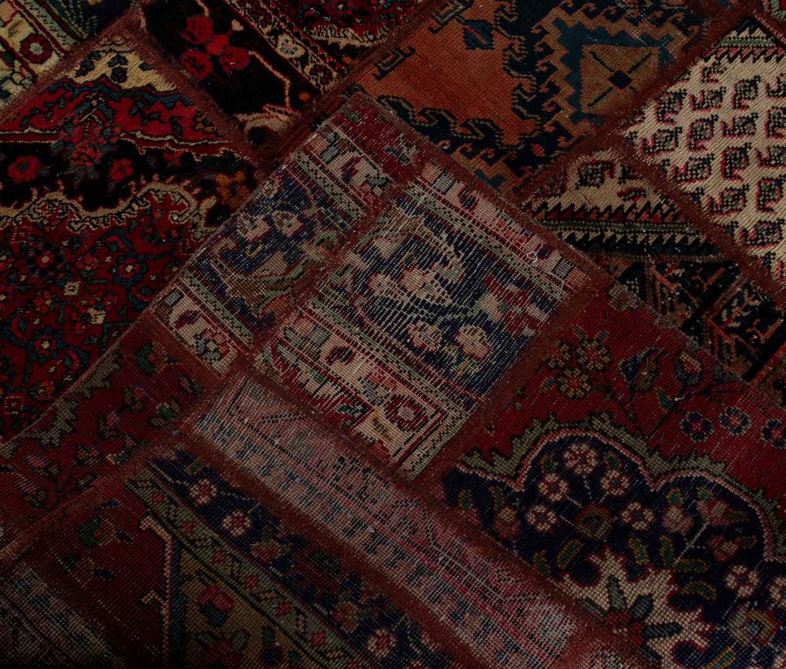 PERSIAN PATCHWORK HALL RUG - 5