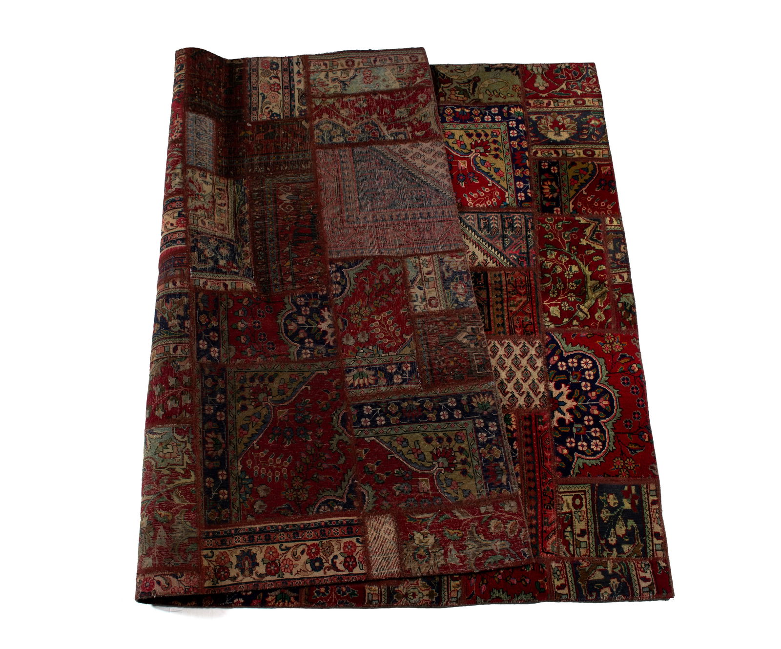 PERSIAN PATCHWORK HALL RUG - 7