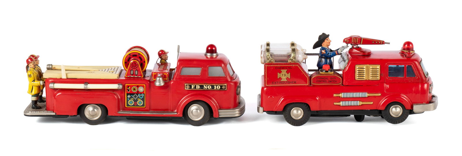 THREE FIREMEN TOYS - 3