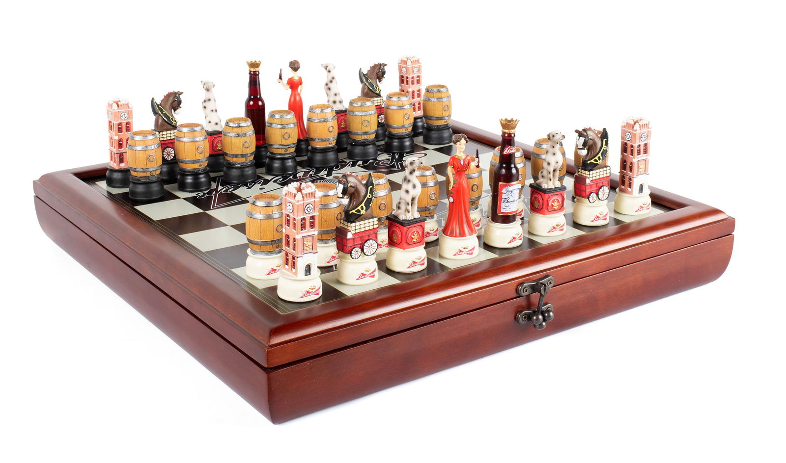 ANHEUSER-BUSCH CHESS SET - 4
