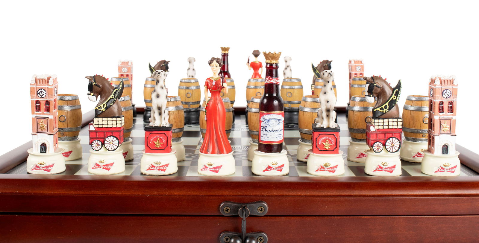 ANHEUSER-BUSCH CHESS SET - 5