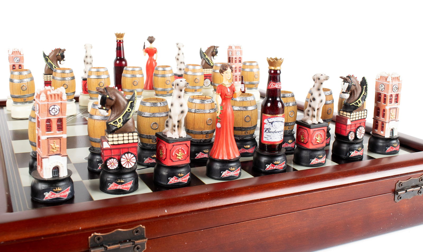 ANHEUSER-BUSCH CHESS SET - 6