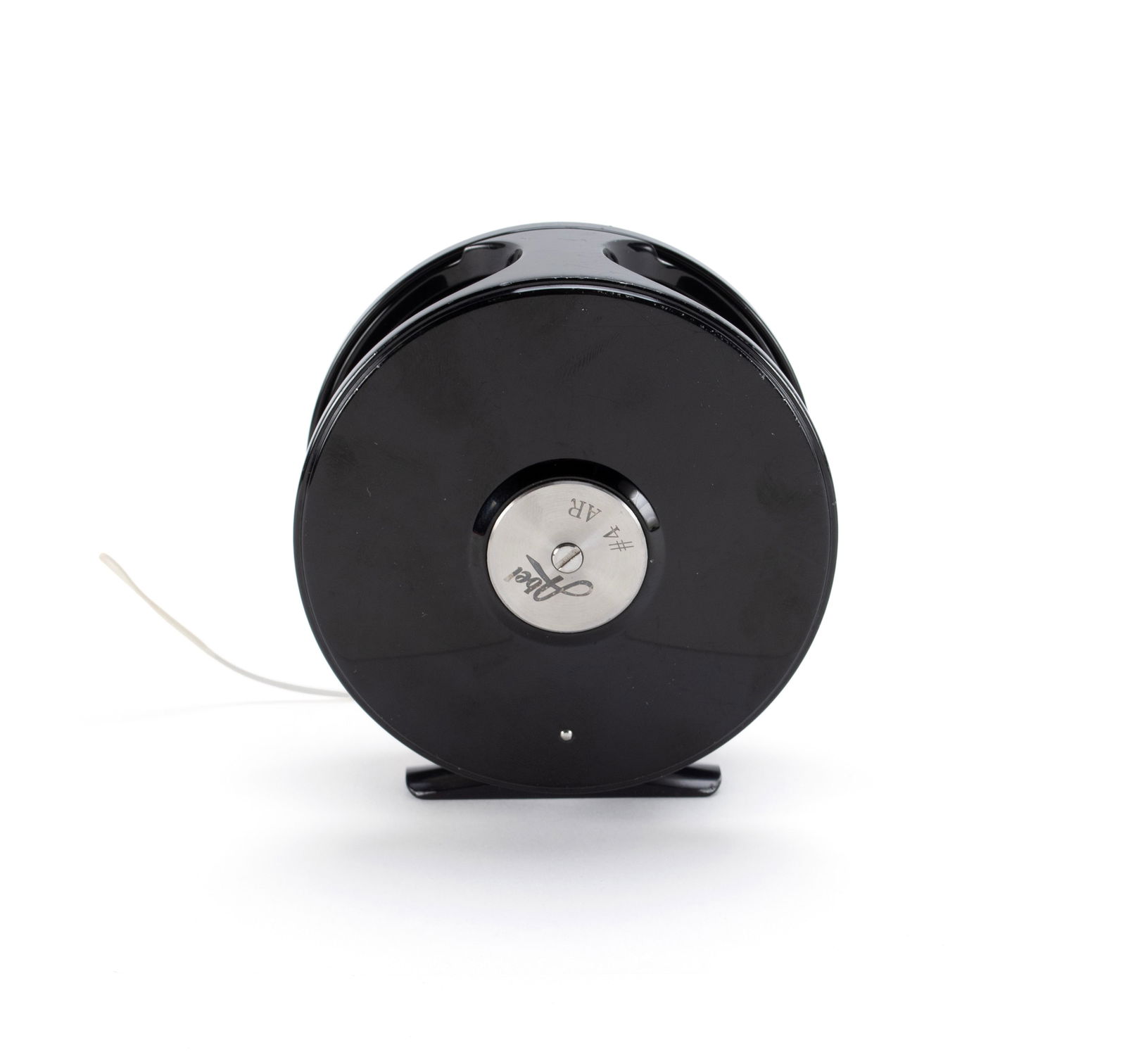 ABEL #4 AR FLY FISHING REEL: ABEL #4 AR FLY FISHING REELAmerican, # 2725, black finish.Diameter: 3.89 in. (9.9 cm.)