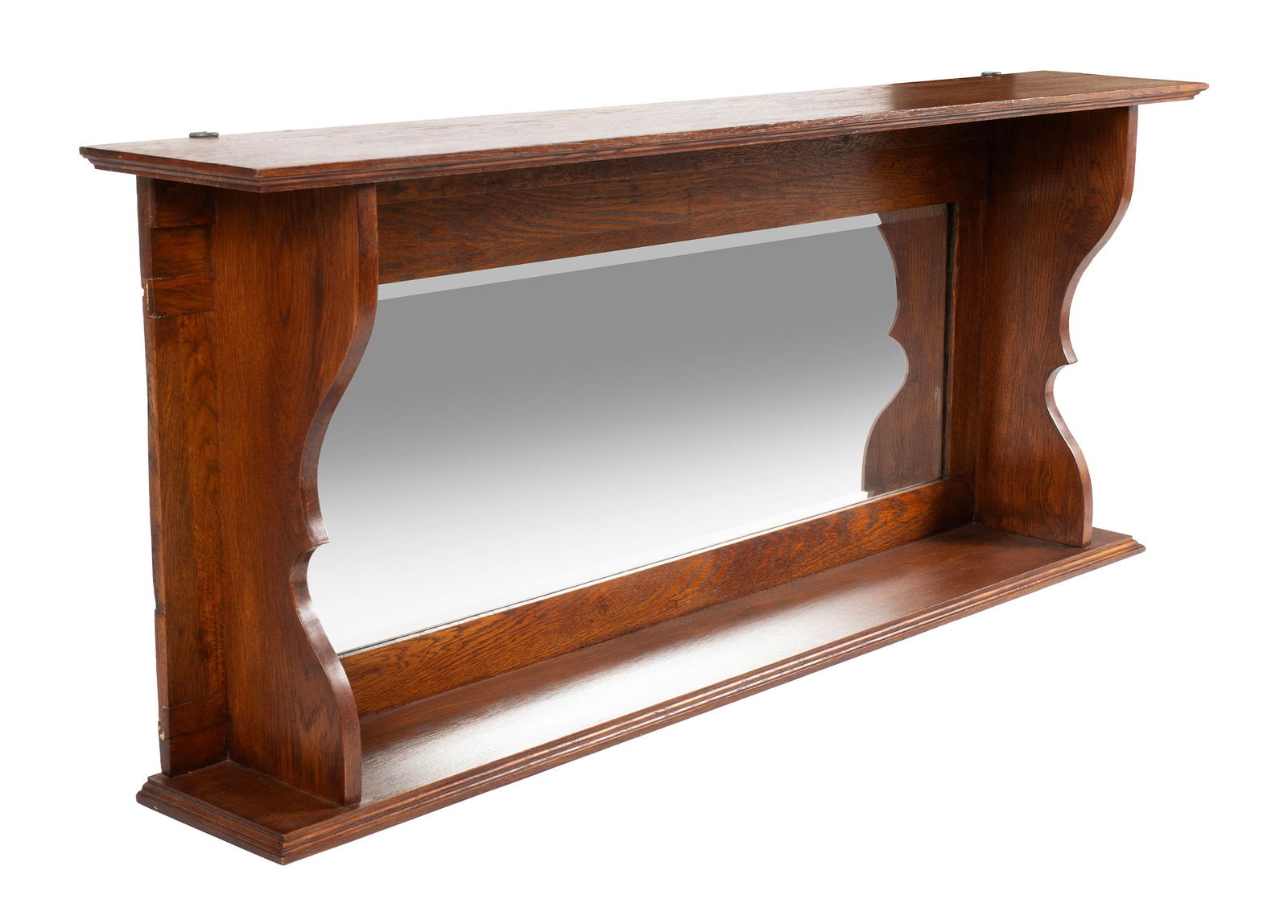 OAK WALL MOUNT MIRROR - 2