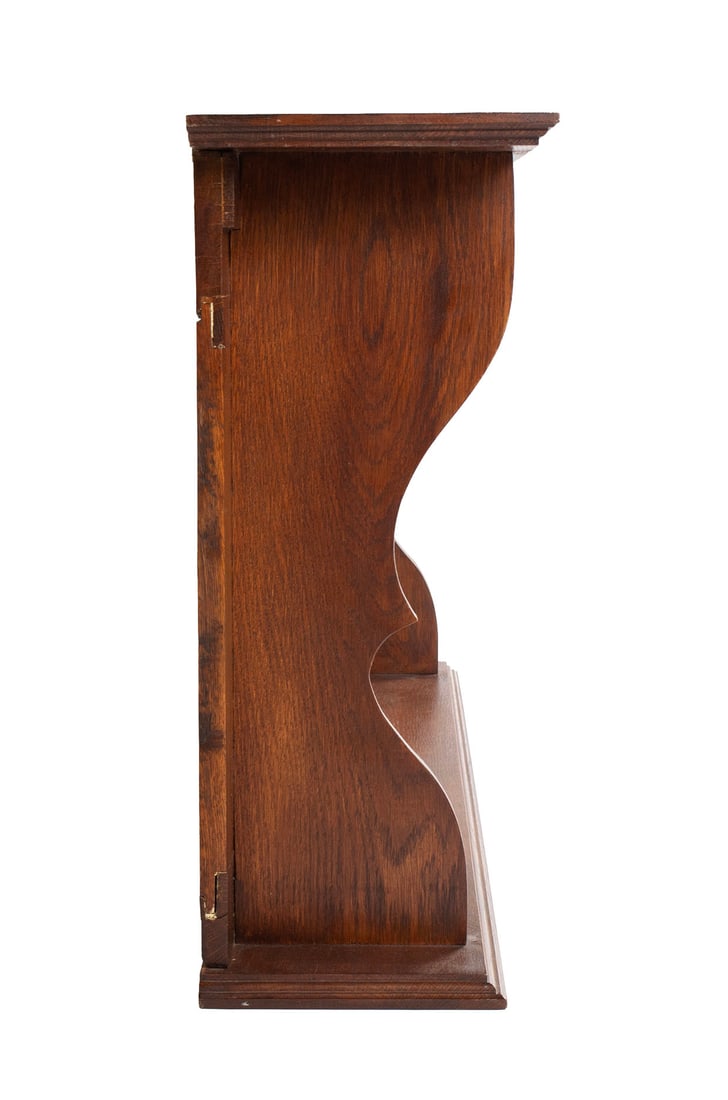 OAK WALL MOUNT MIRROR - 4