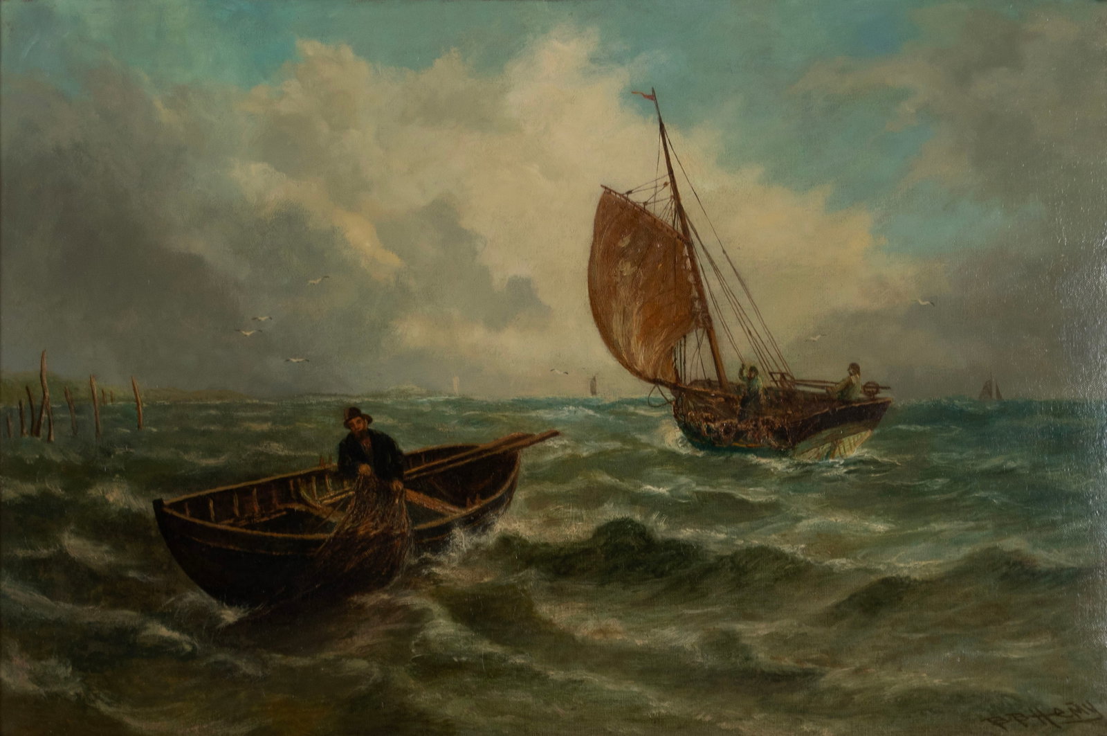 BERNARD B. HEMY (BRITISH, 1845-1913) (1 of 8)