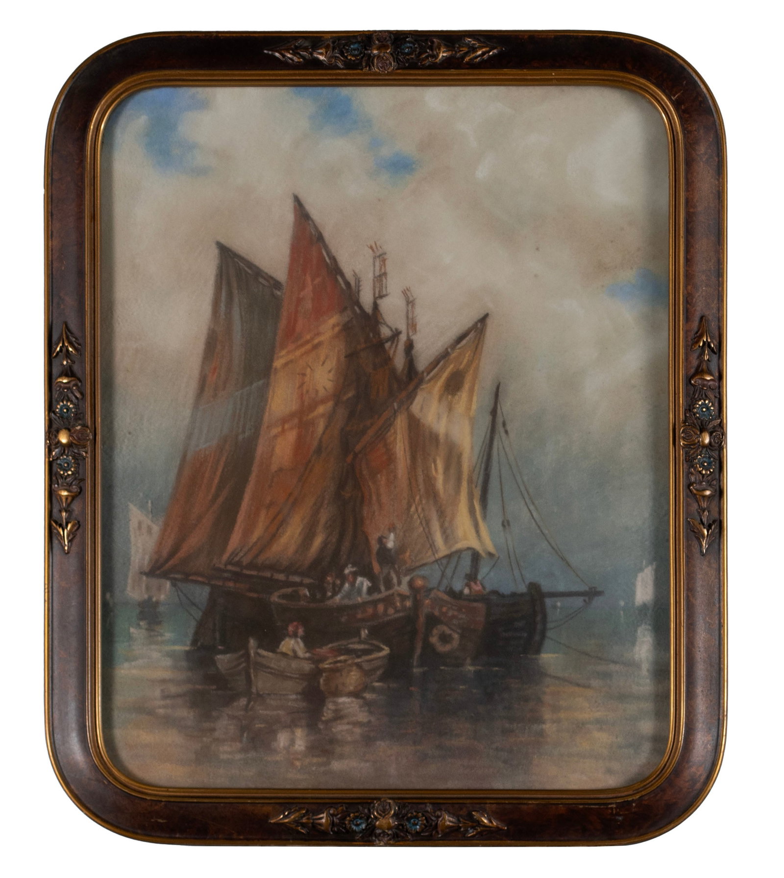 PASTEL SHIP SCENE - 2