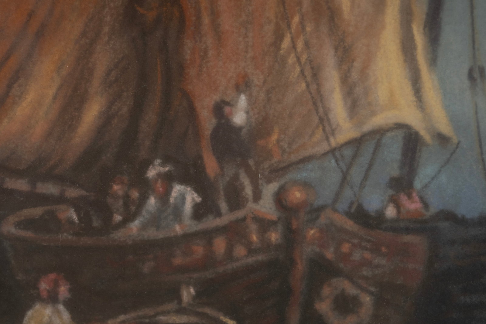 PASTEL SHIP SCENE - 3