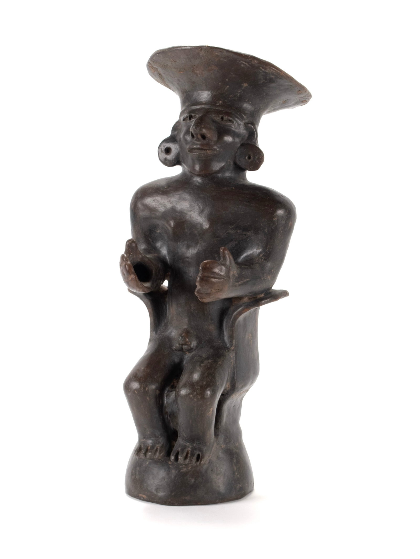 MANTENO STYLE BLACKWARE FIGURAL INCENSARIO (1 of 9)