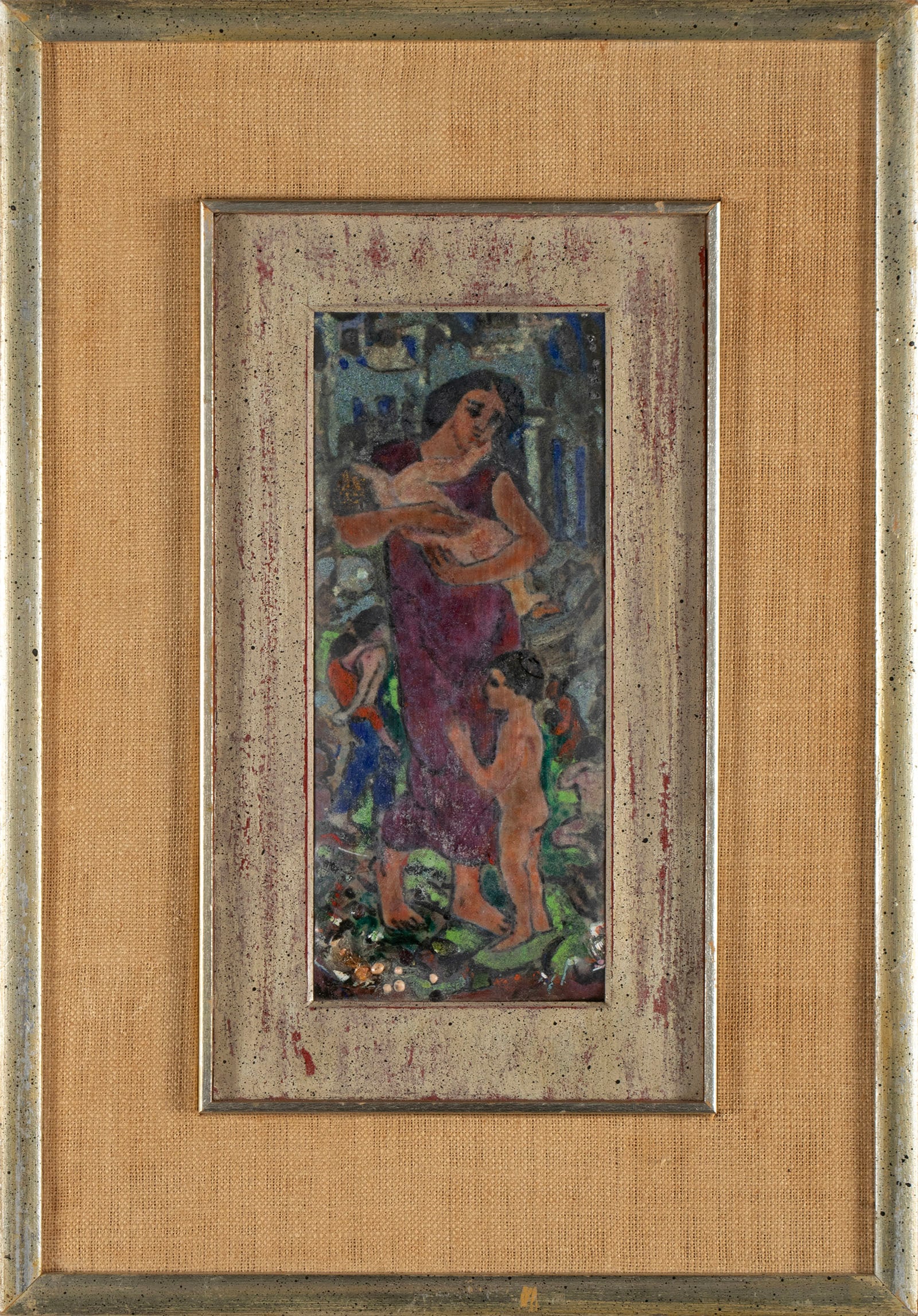 PAINTED ENAMEL PANEL - 2