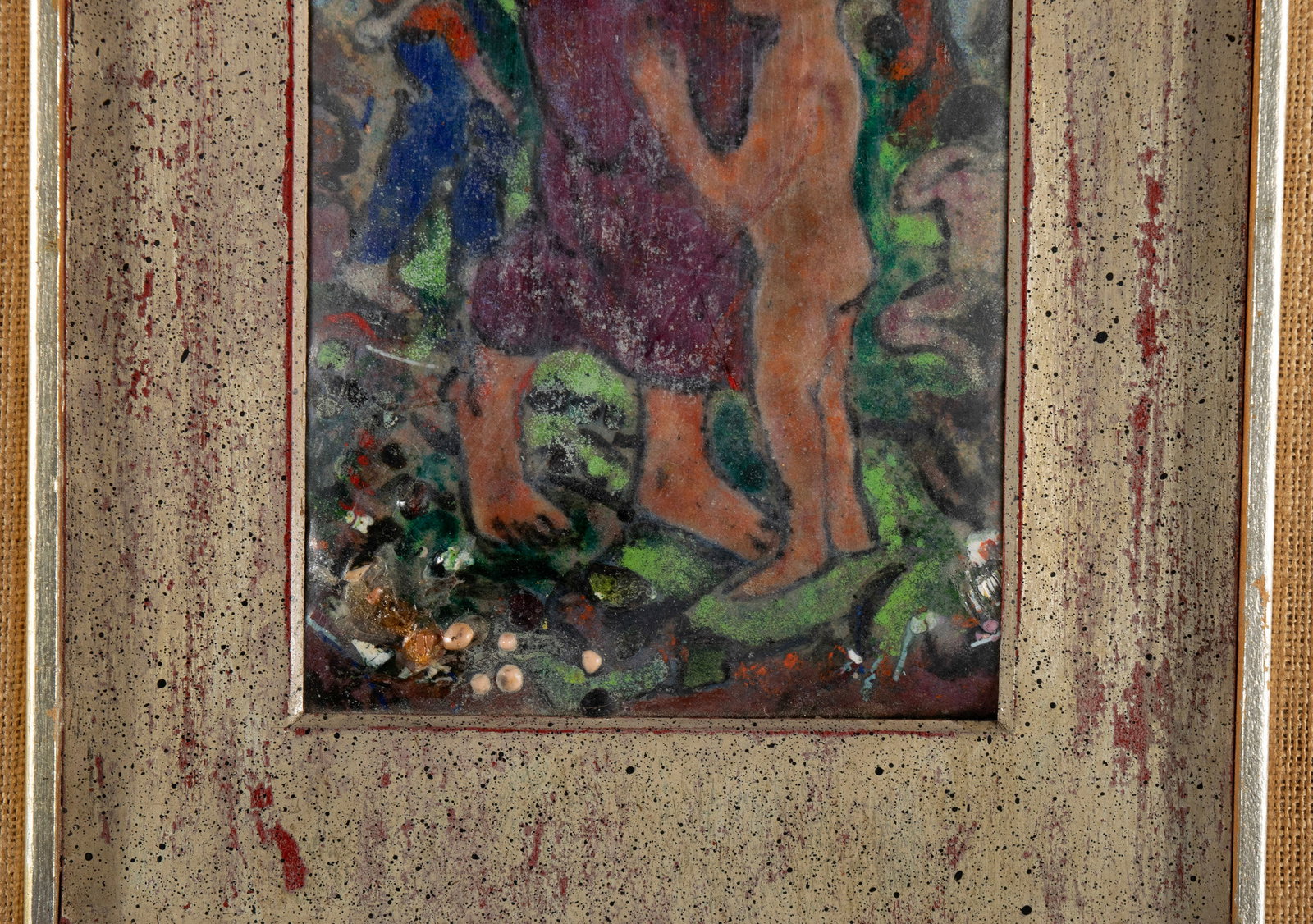 PAINTED ENAMEL PANEL - 5