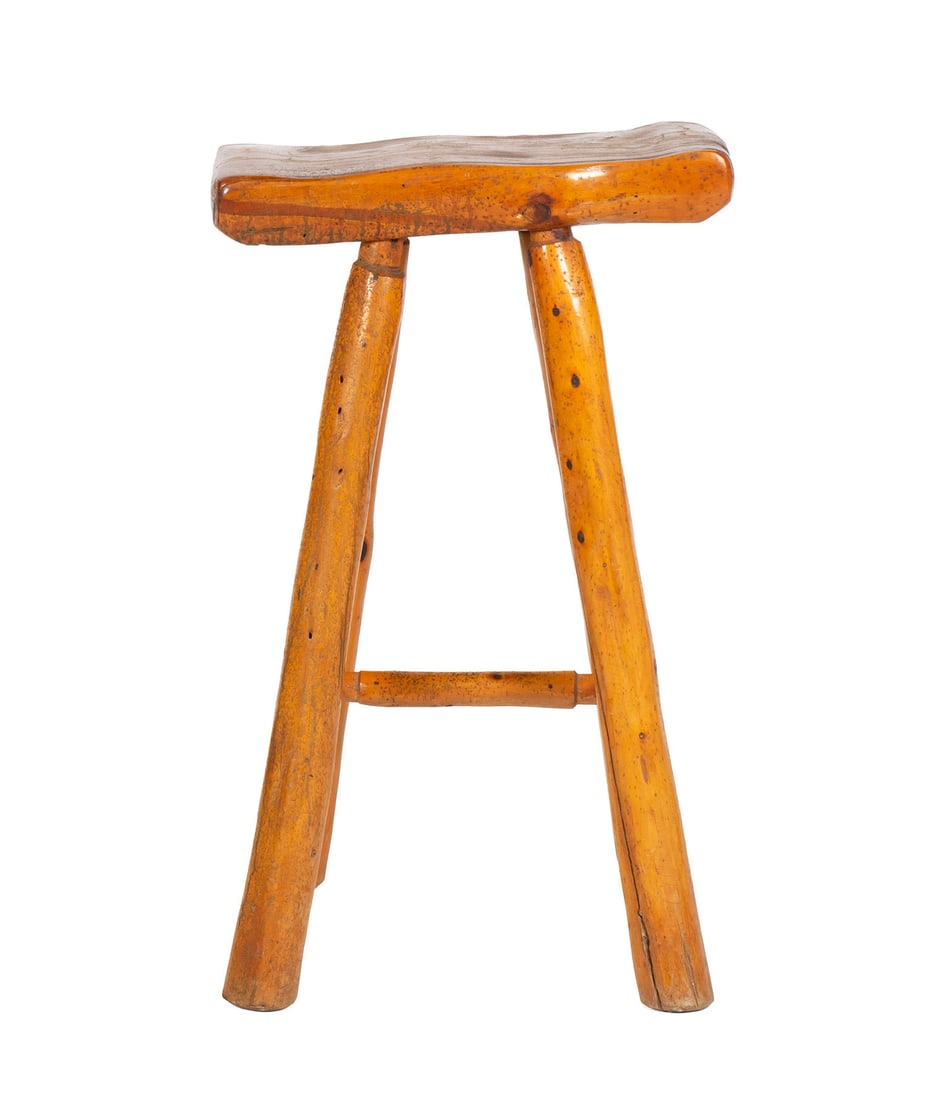 RUSTIC ADIRONDAK STOOL - 2