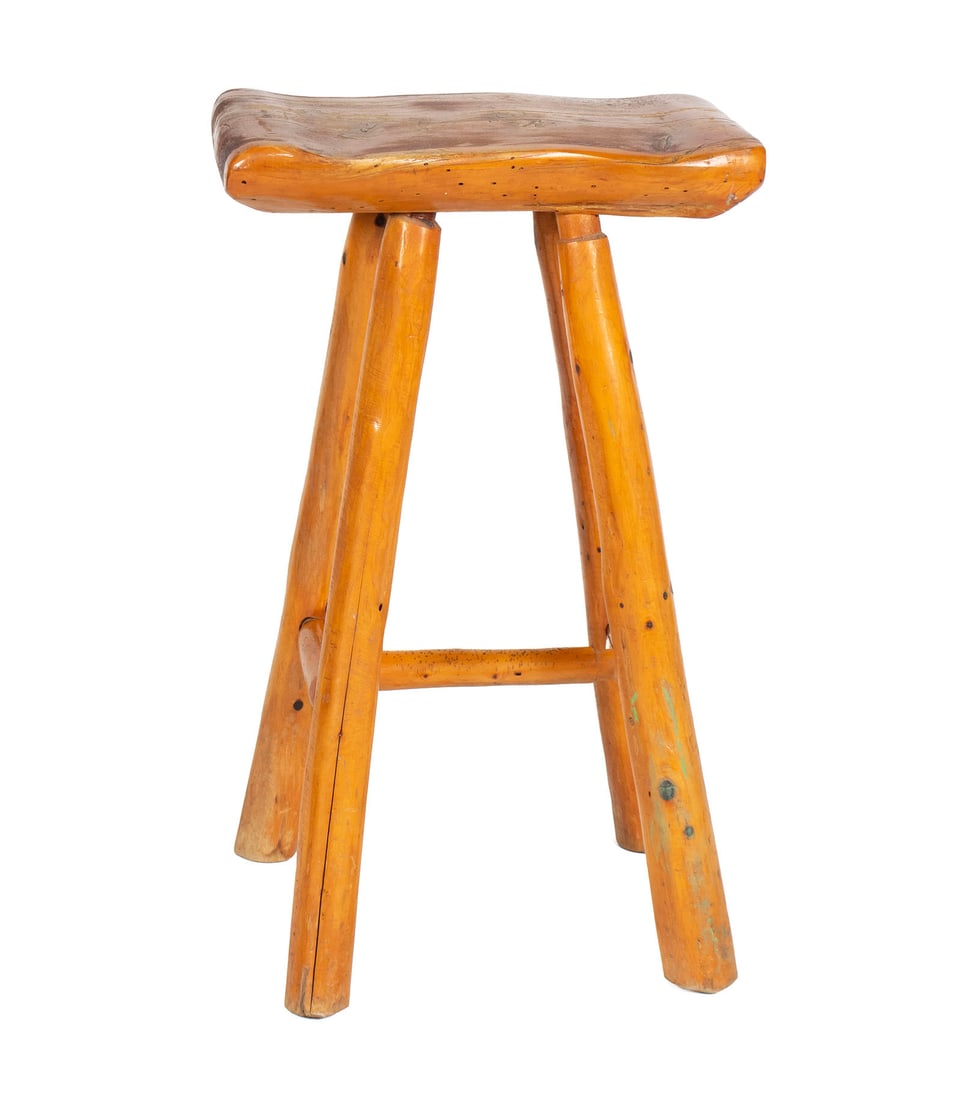RUSTIC ADIRONDAK STOOL - 4