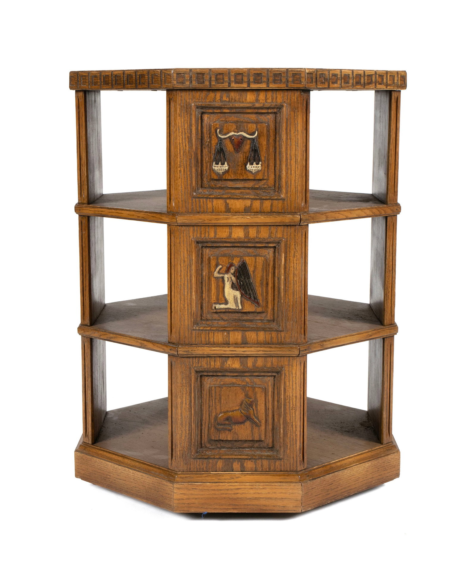 ROMWEBER OCTAGONAL ZODIAC SIDE TABLE - 4