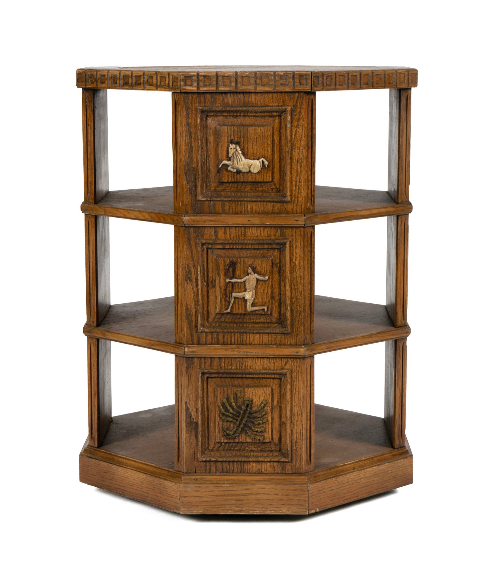 ROMWEBER OCTAGONAL ZODIAC SIDE TABLE - 5