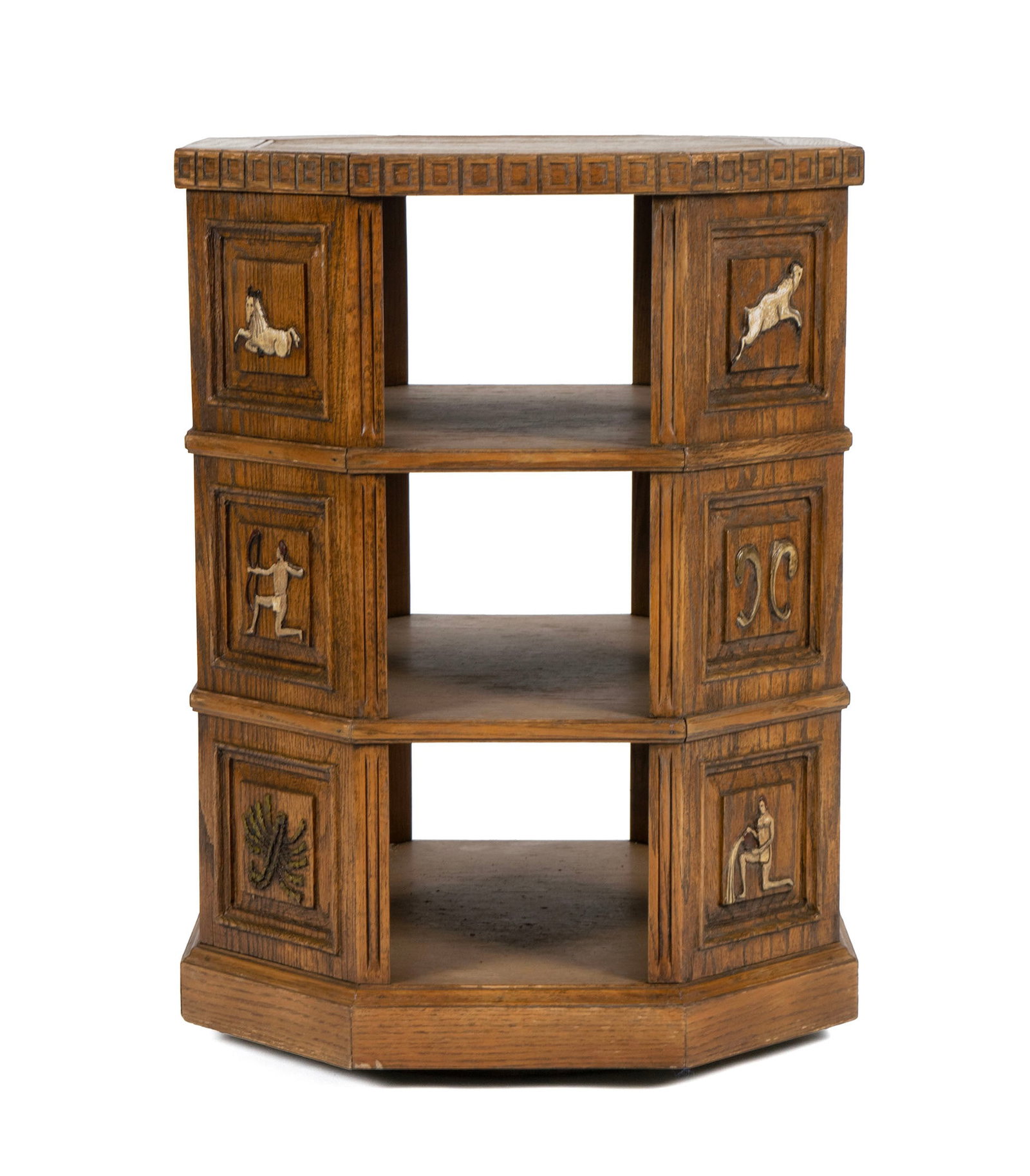 ROMWEBER OCTAGONAL ZODIAC SIDE TABLE - 7