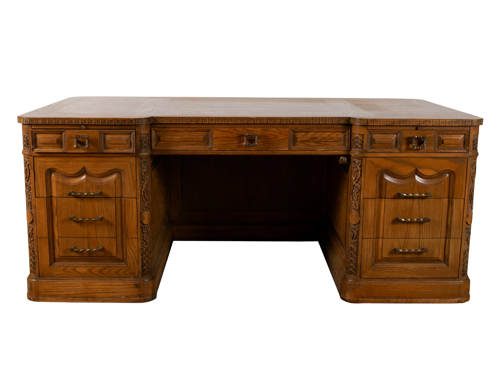 ROMWEBER VIKING OAK EXECUTIVE DESK (1 of 11)