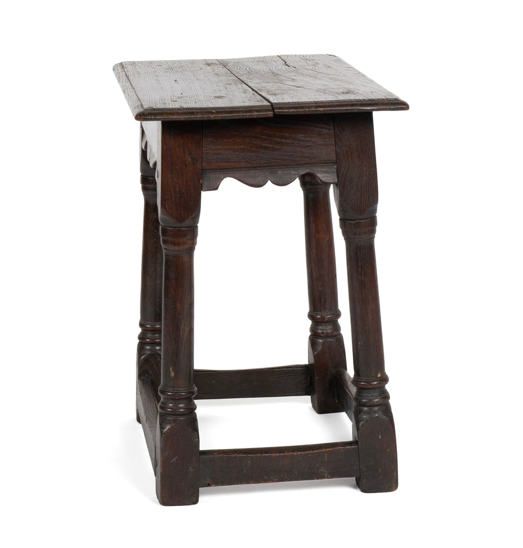 OAK JOINT STOOL - 5