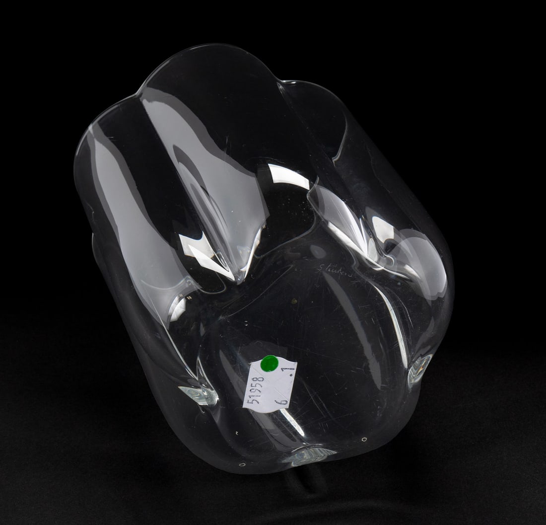 STEUBEN GLASS VASE - 5