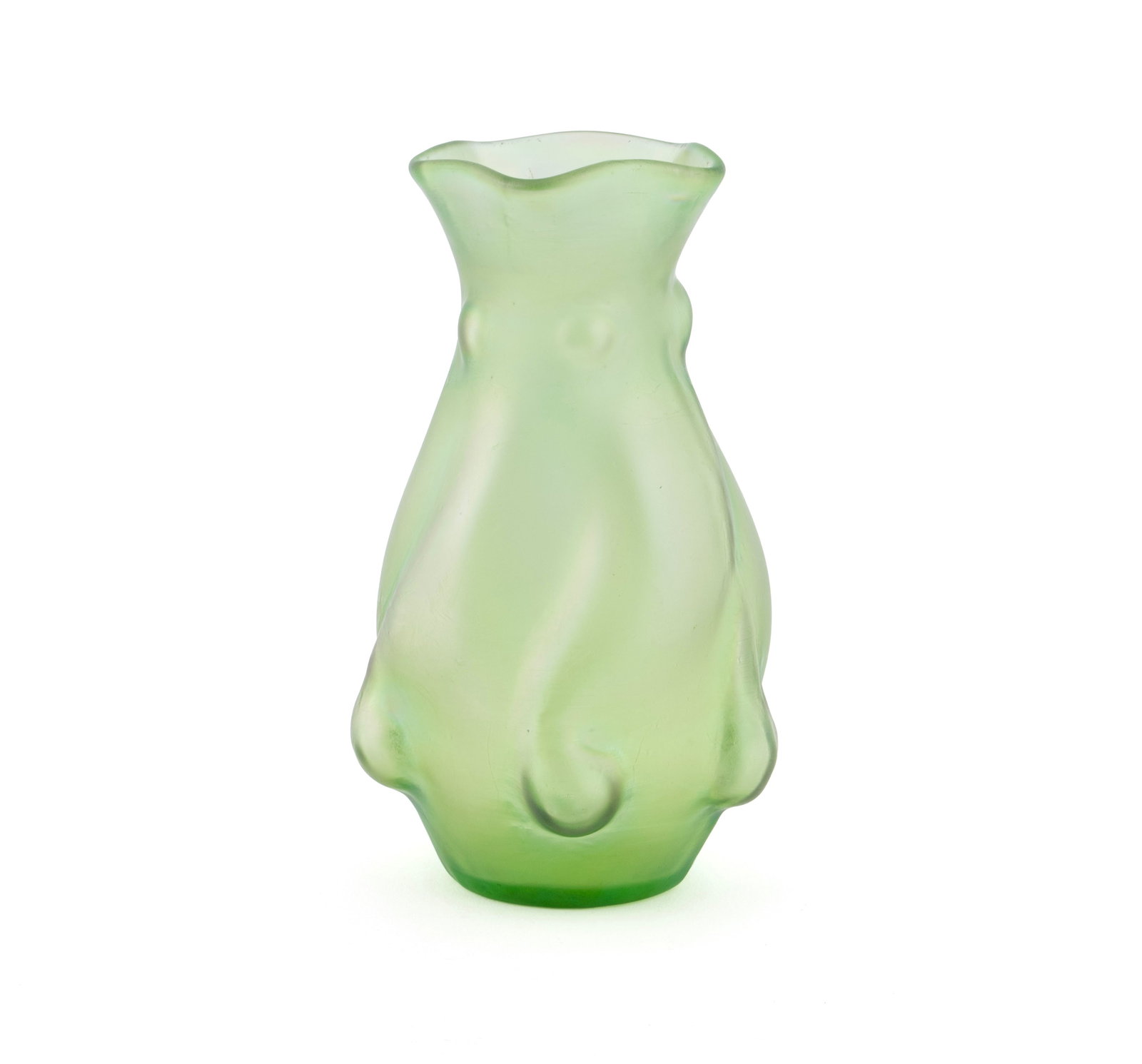 BOHEMIAN IRIDESCENT ART GLASS VASE (1 of 8)