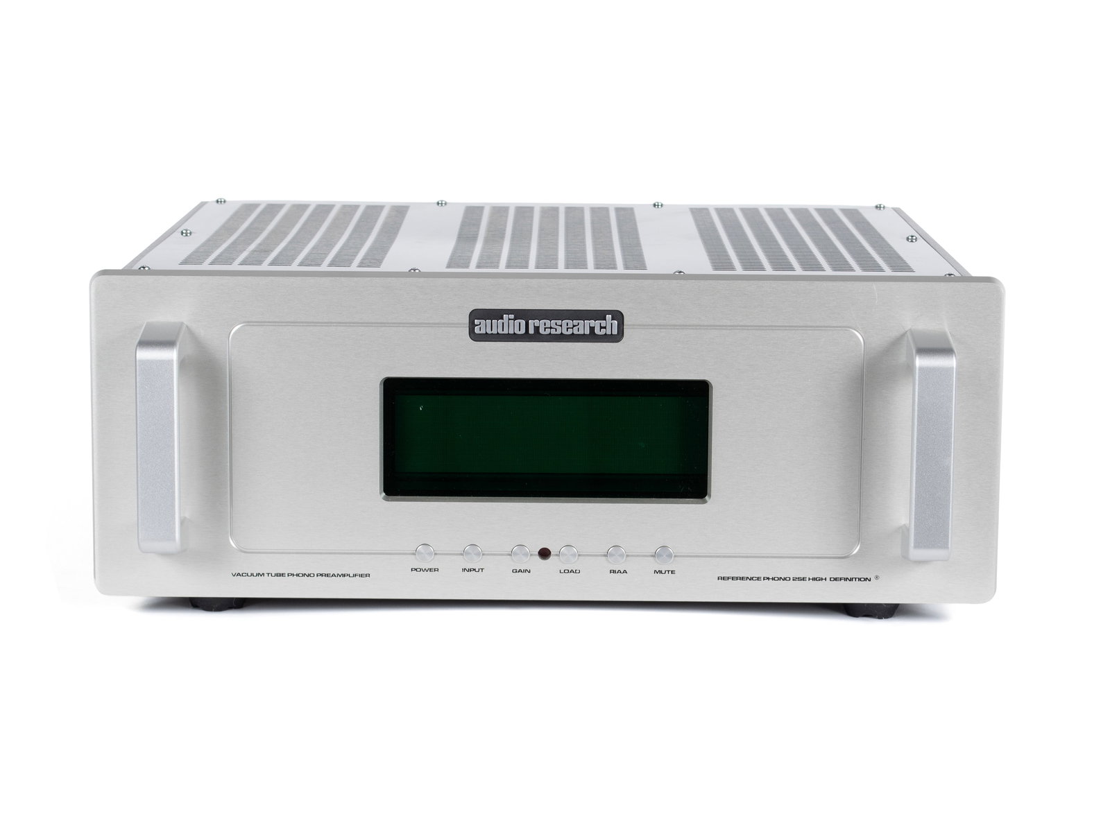 AUDIO RESEARCH REFERENCE PHONO 25E: AUDIO RESEARCH REFERENCE PHONO 25E Headphone tube preamplifier, original box with owner's manual. 7 x 19 x 17 1/2 in. (17.8 x 48.3 x 44.5 cm.)