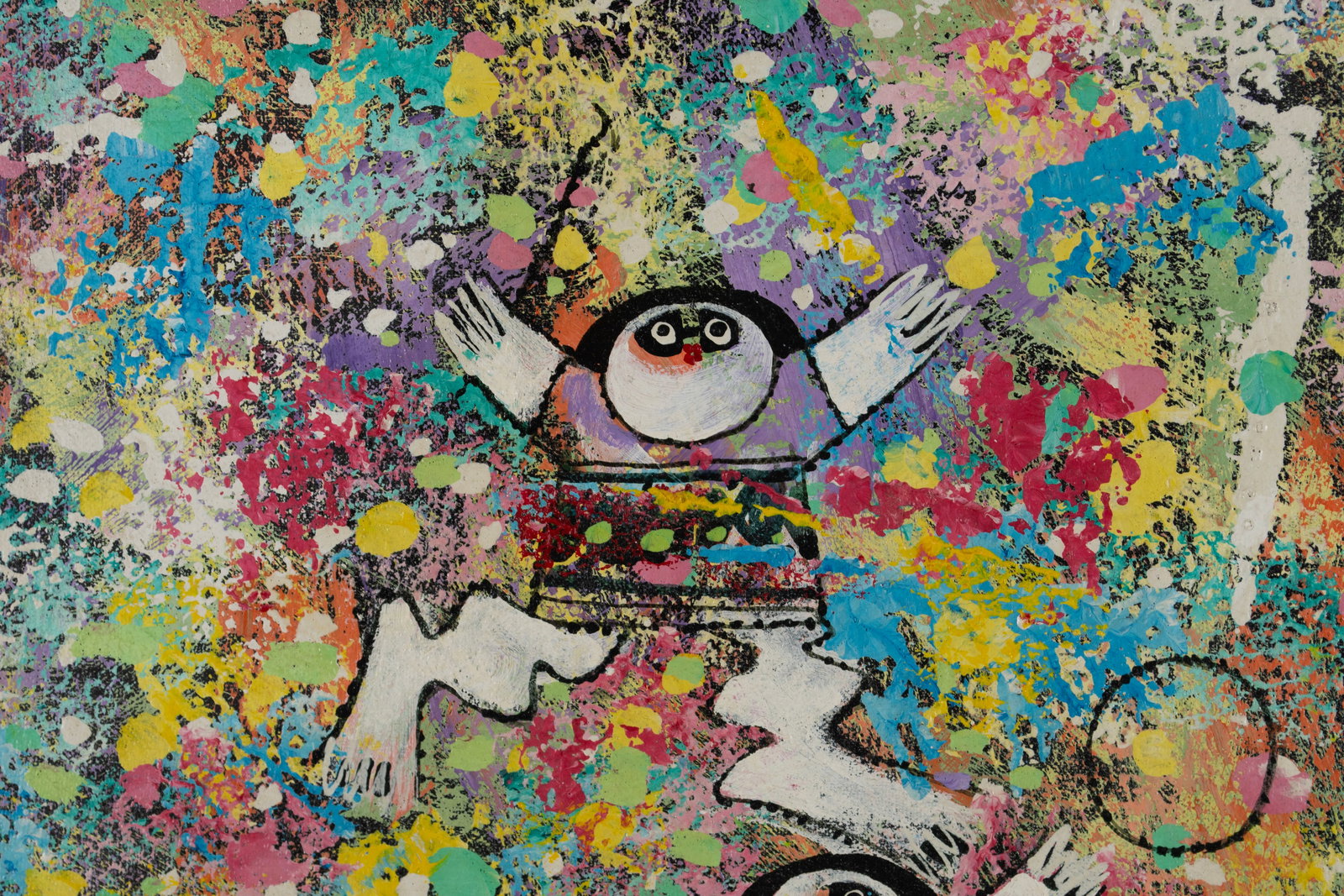 ABSTRACT WITH TWO FIGURES, SIGNED - 4