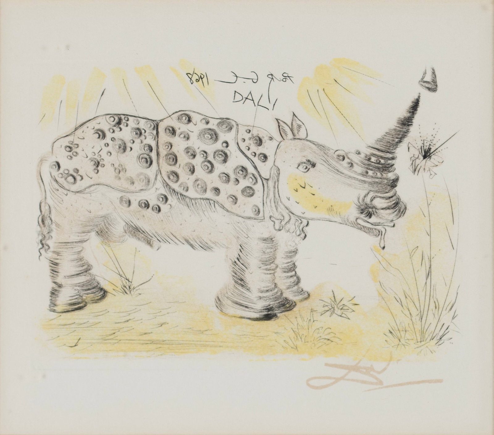 AFTER SALVADOR DALI, 'RHINO' ETCHING (1 of 9)